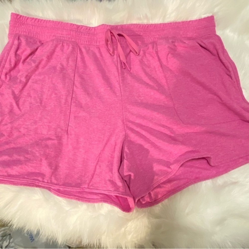 Athletic Works Plus Size XXXL Women’s‎ Pink Shorts New With Tags Draw String